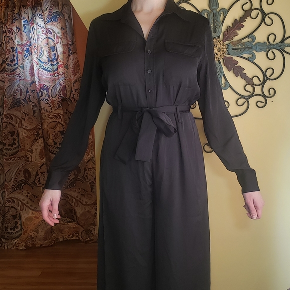 Helen Ainson Split Leg Jumpsuit, Sz L - Picture 15 of 16